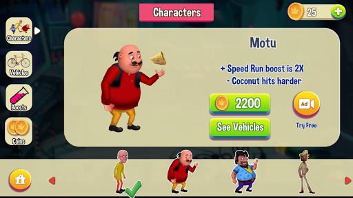 Motu Patlu Game 螢幕截圖 1