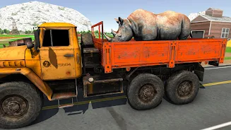 Animal Transport Truck Game ภาพหน้าจอ 0