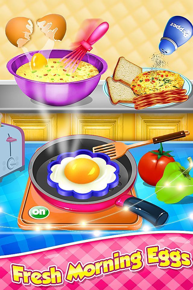 Breakfast Cooking - Kids Game Capture d'écran 0