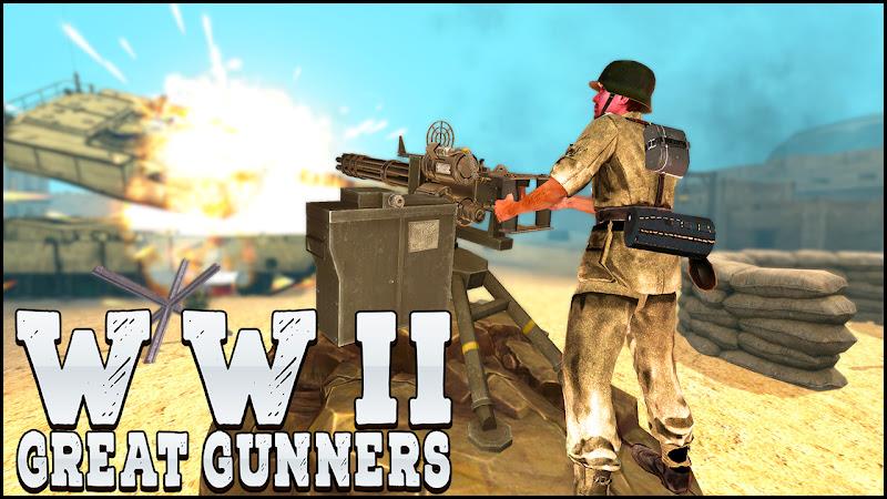 Gunner World War: WW2 Gun Game スクリーンショット 0