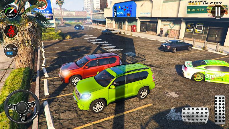 Prado Car Parking 3D Car Games Tangkapan skrin 1