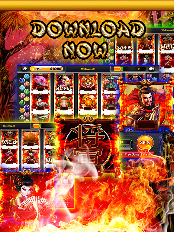 Blazing Samurai Slots – Free Capture d'écran 1