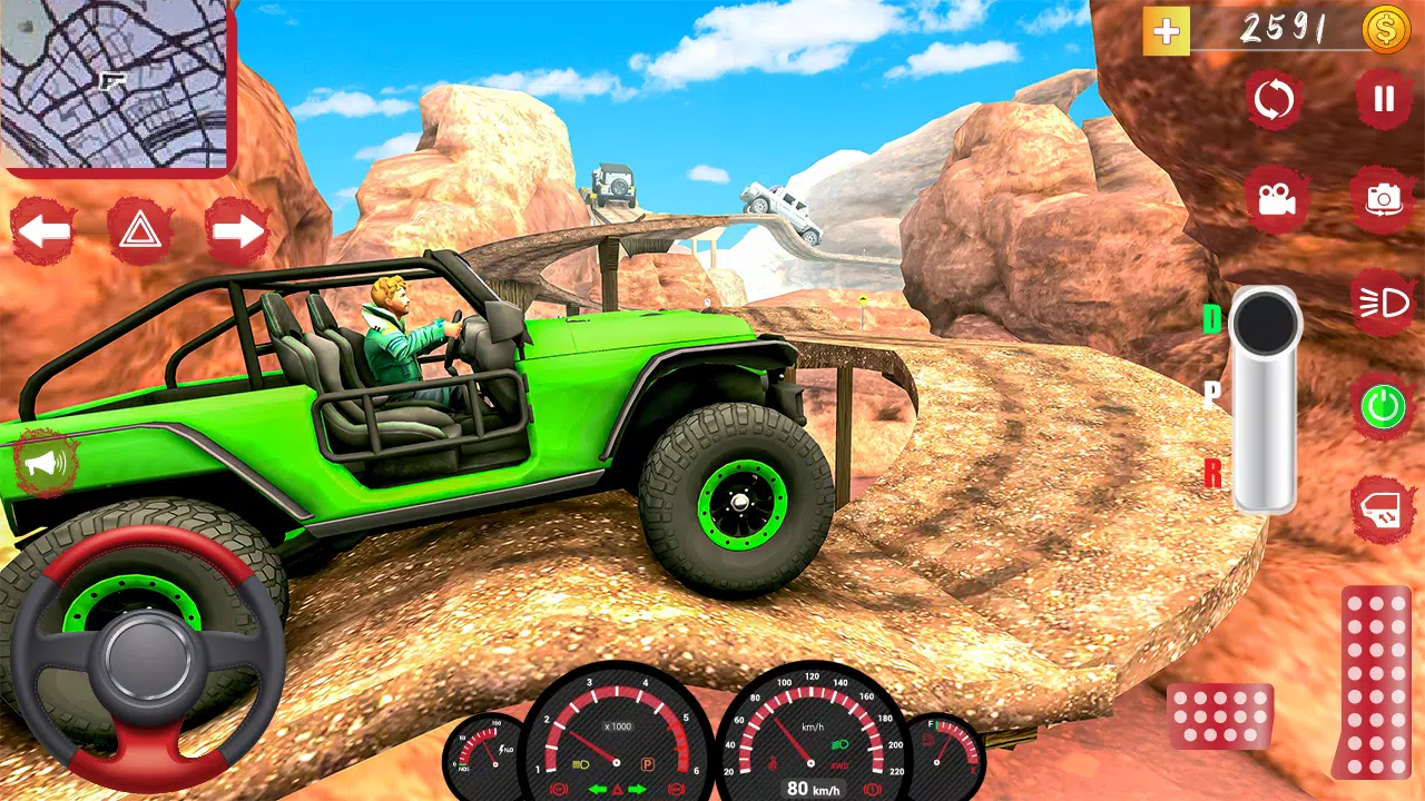 Mud Jeep Mud Driving Simulator 螢幕截圖 0