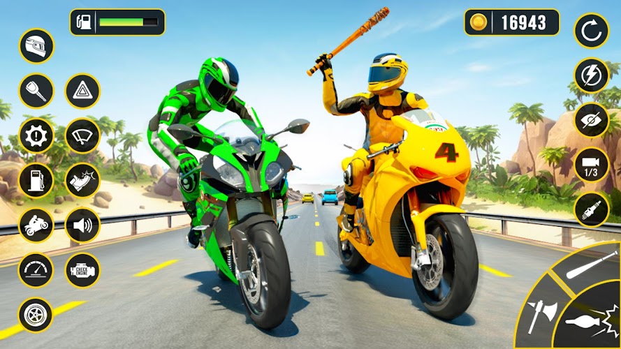 Moto Attack - Bike Racing Game Zrzut ekranu 1