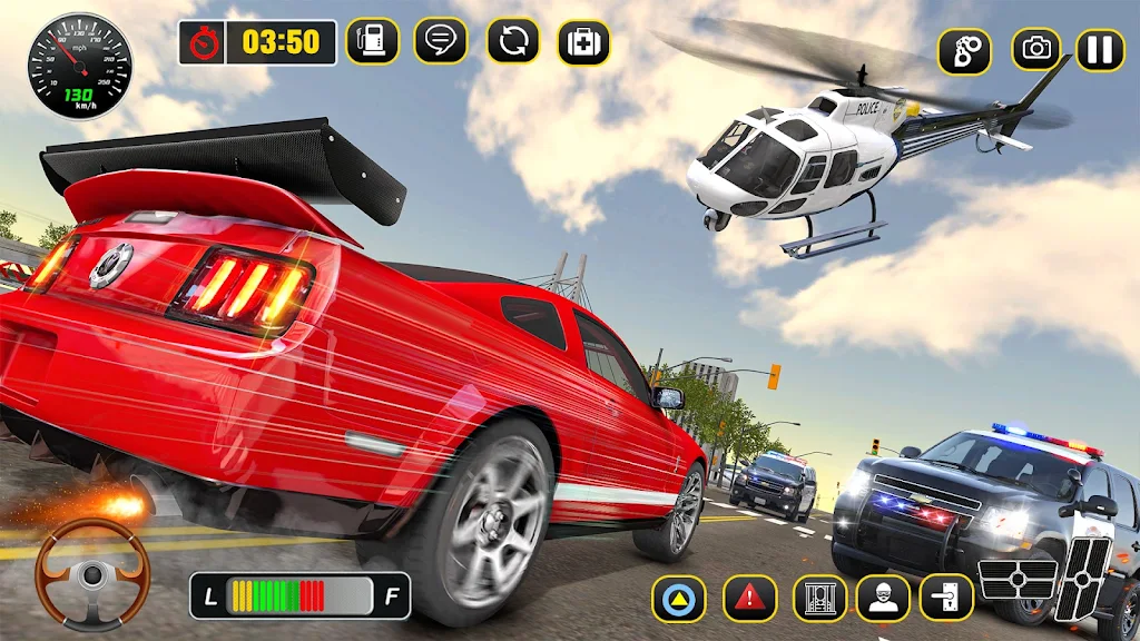 Police Helicopter: Thief Chase Screenshot 2