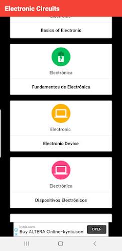 Electronics Circuits Schermafbeelding 2