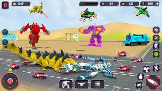 Animal Crocodile Robot Games 스크린샷 3