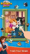 Solitaire Jigsaw Puzzle 스크린샷 0