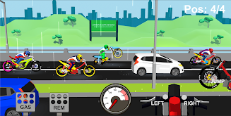 Indonesia Drag Bike Racing 3D স্ক্রিনশট 3