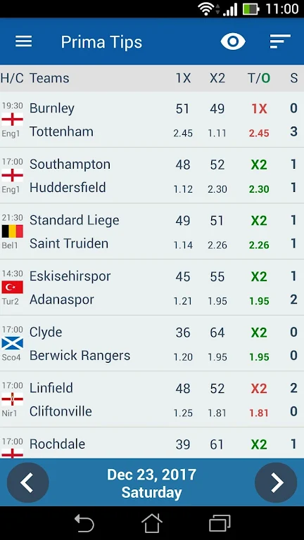 Football Predictions PrimaTips Screenshot 3