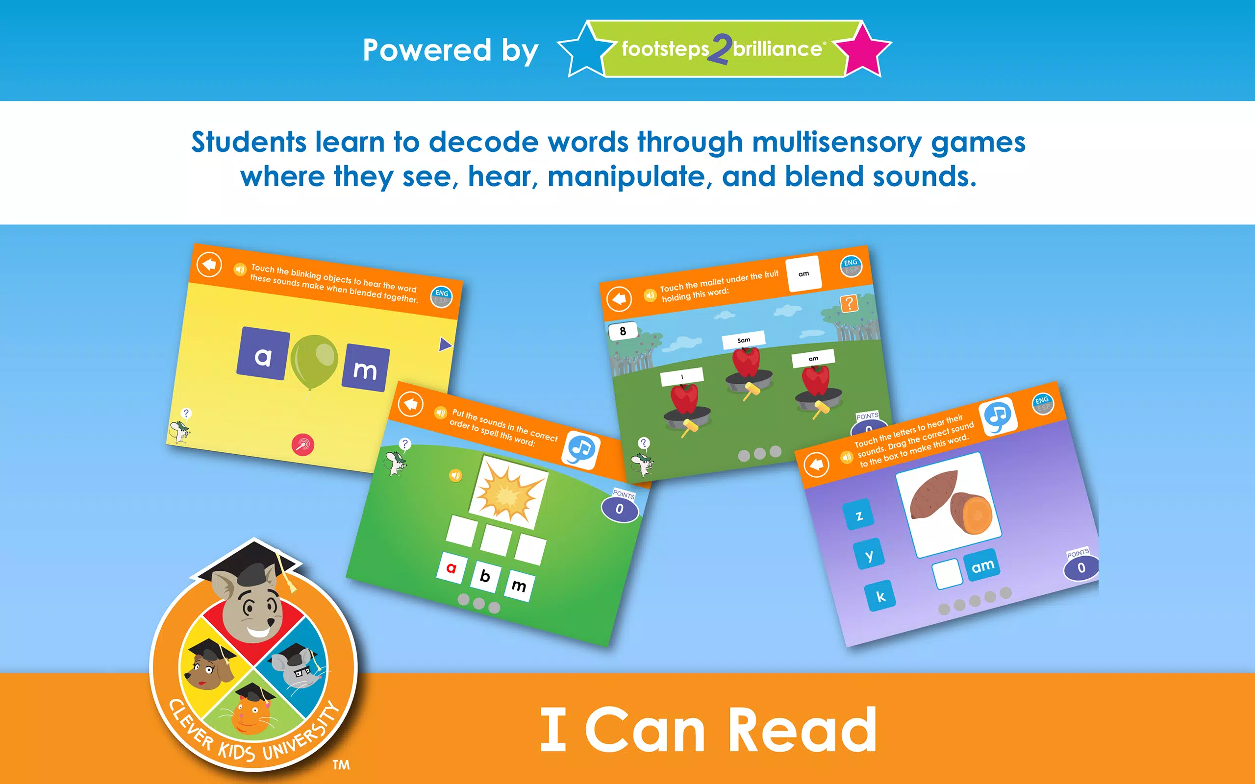 Clever Kids U: I Can Read Screenshot 2