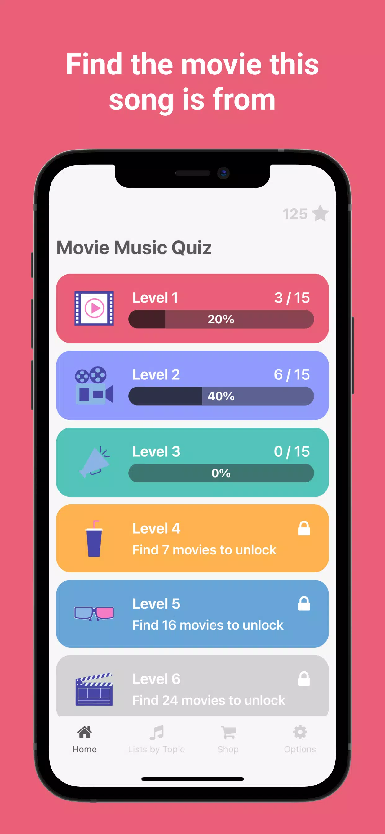 Movie Music Quiz Captura de tela 0