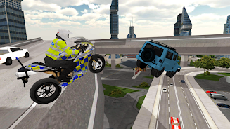 Schermata Police Motorbike Simulator 3D 3