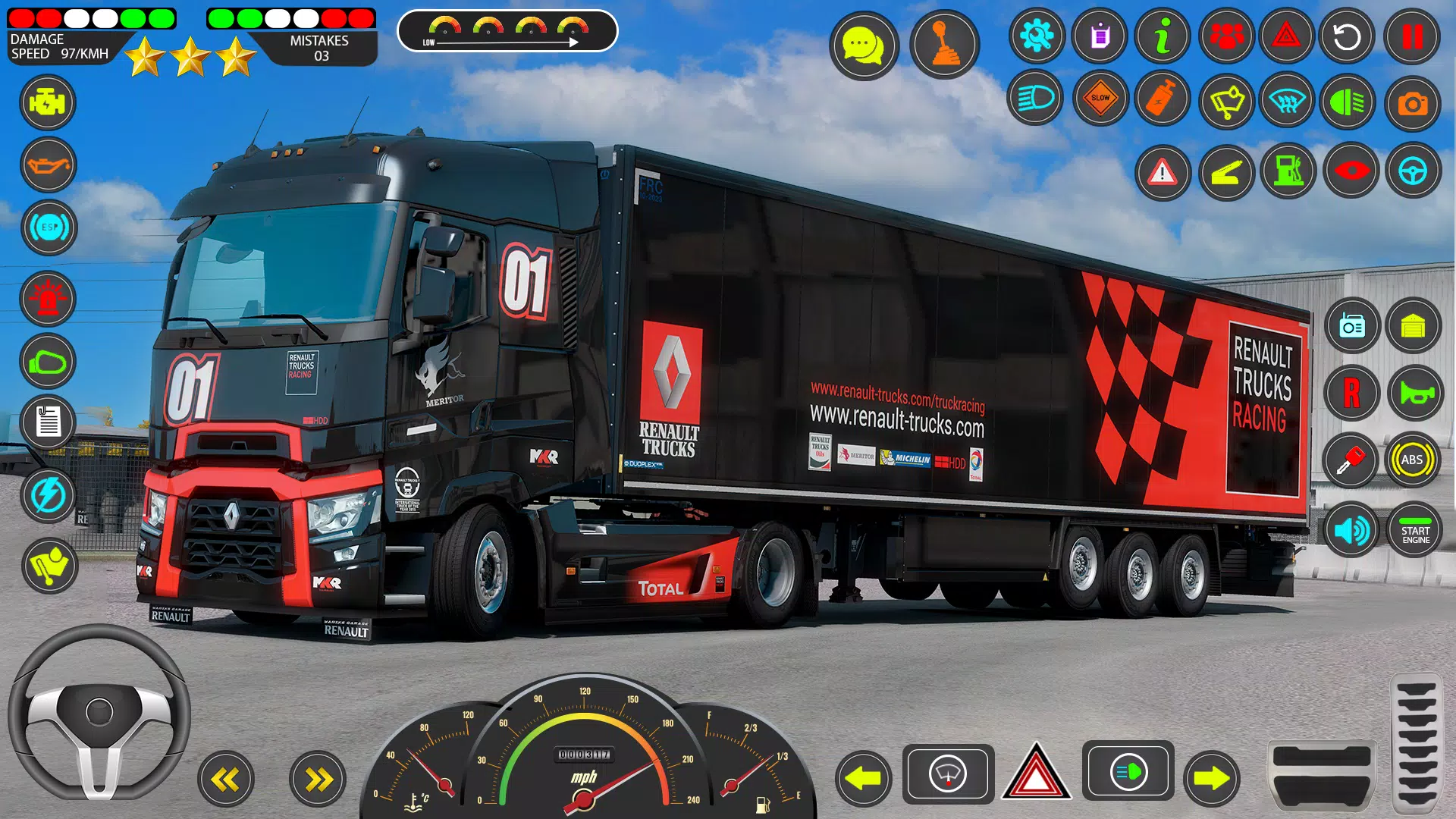 Schermata Euro Truck Games Sim 3d 3