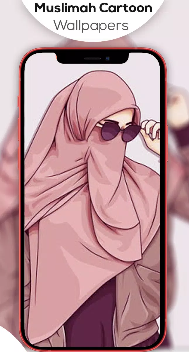 Muslimah Cartoon Wallpapers HD Zrzut ekranu 3