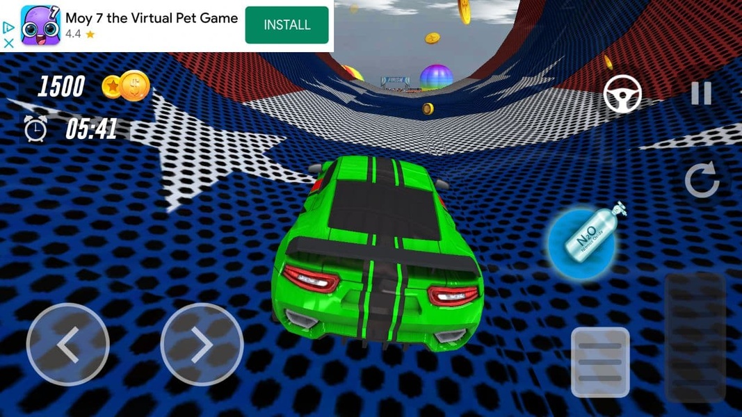 Superhero Car: Mega Ramp Games Скриншот 3