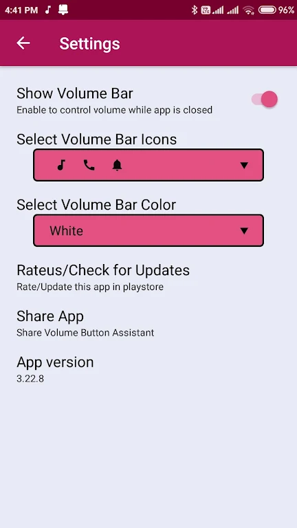 Volume Button Assistant Captura de pantalla 3