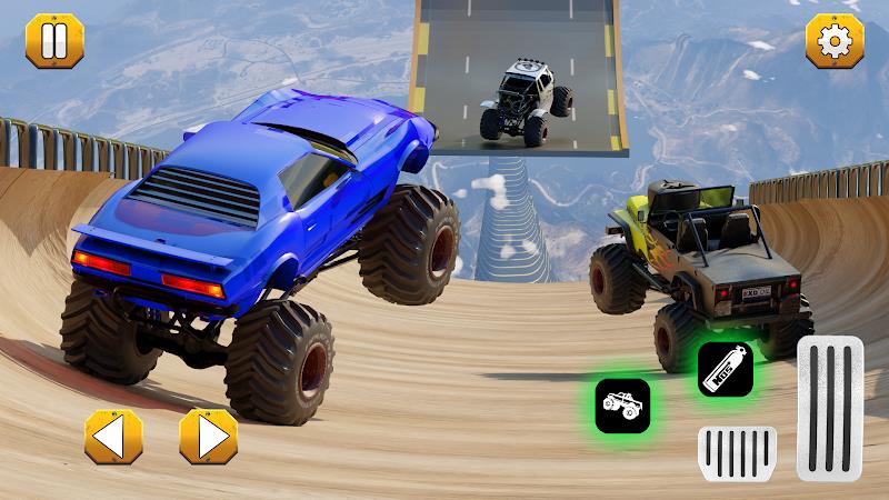 Monster Truck Ramp: Car Games Tangkapan skrin 2