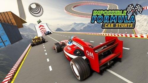 Formula Car Racing Stunts Ramp स्क्रीनशॉट 1