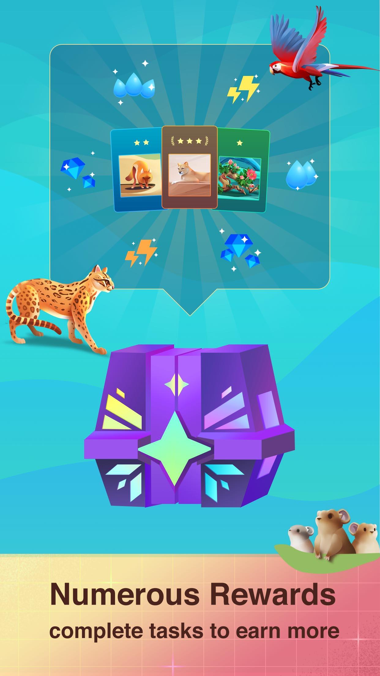 Idle Wildlife Incremental Zoo ภาพหน้าจอ 1