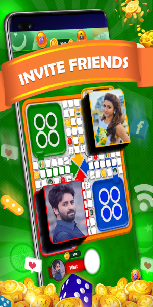 Schermata India vs Pakistan Ludo Online 2