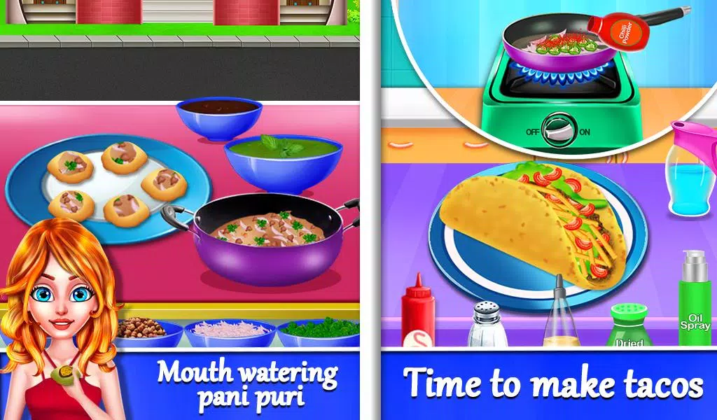 Cooking in Kitchen Food Games Ekran Görüntüsü 3