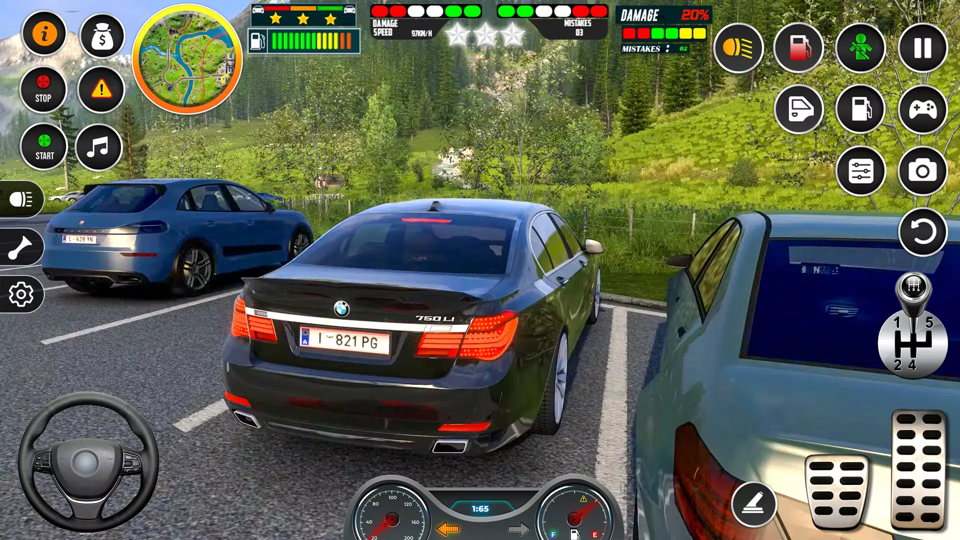 Classic Car Drive Parking Game 螢幕截圖 0
