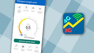 WiFi analyzer, WiFi speedmeter Zrzut ekranu 0