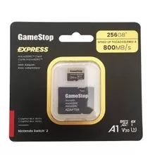 Switch 2 Compatible GameStop 256GB Express MicroSD Card