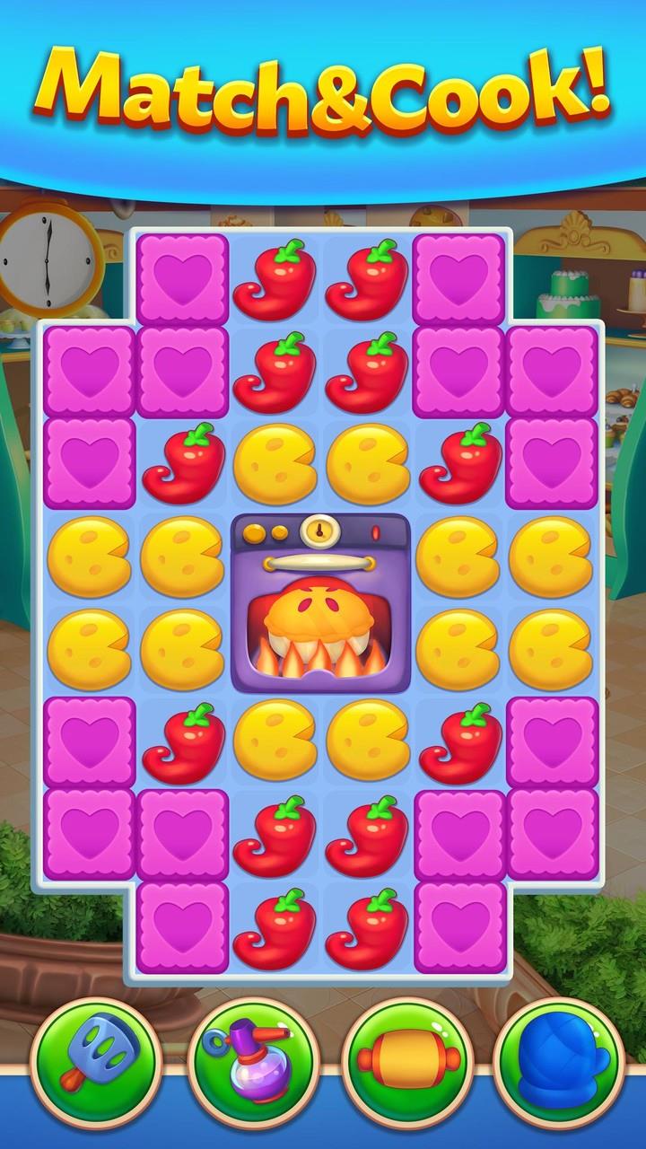 Match Cafe: Cook & Puzzle game Screenshot 0