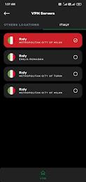 Italy VPN - Fast VPN Proxy App Capture d'écran 2