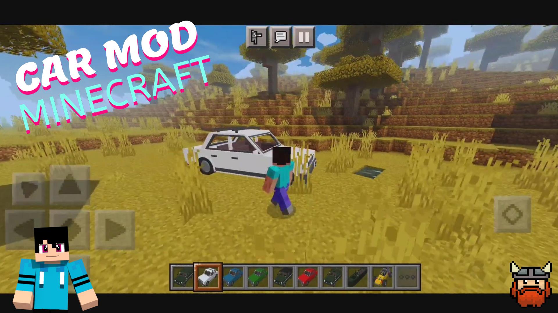 Cars Mod for Minecraft PE Ảnh chụp màn hình 1