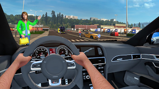 Taxi Driving Simulator Game 3D Zrzut ekranu 0