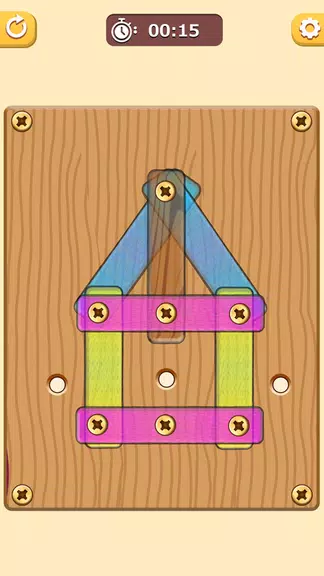 Nutty Puzzles: Screw and Solve Скриншот 1