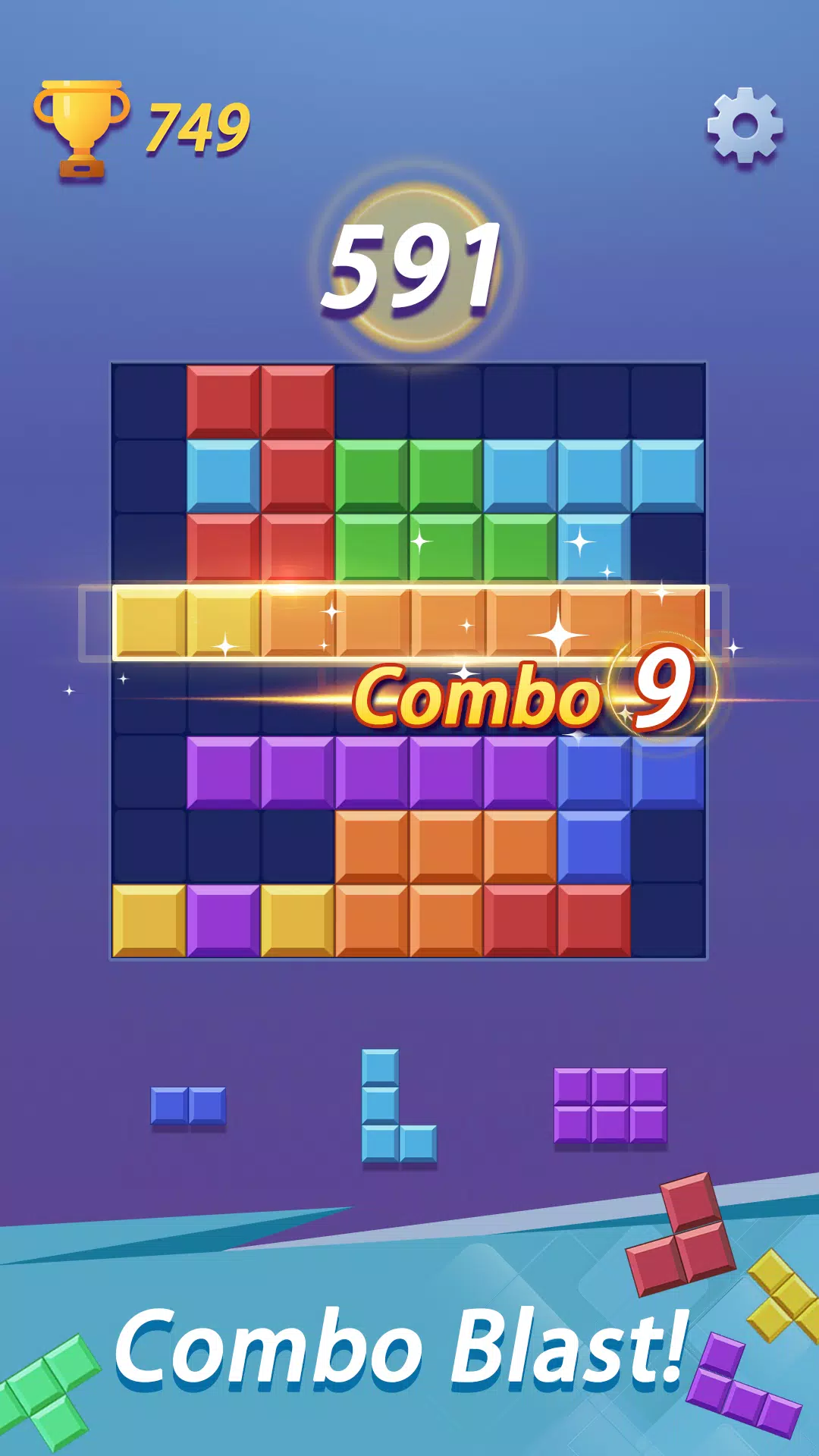 Block Puzzle: Combo Mania! Captura de pantalla 3