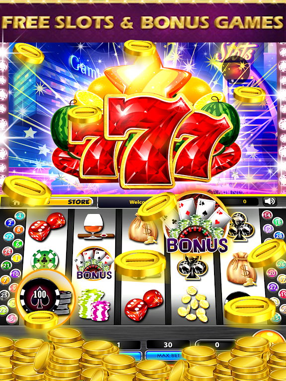 Raging 777 Vegas Party Slots Screenshot 1