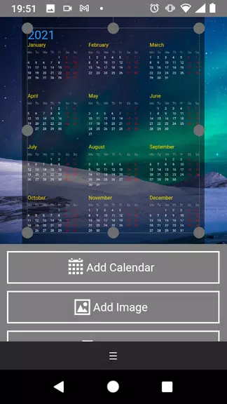 Schermata Calendarum: make your calendar 2