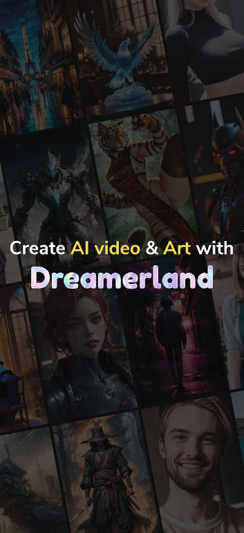 Dreamerland AI Art Generator Schermafbeelding 2