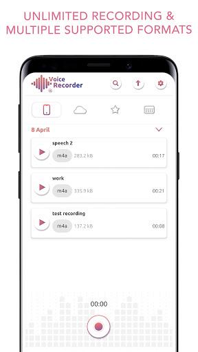 Voice Recorder and Editor App Tangkapan skrin 0