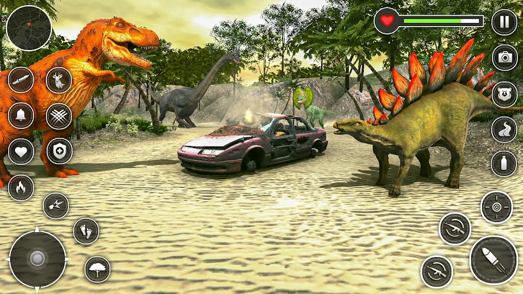 Dinosaur Hunter 3D Game Captura de tela 0