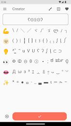 Kaomoji Japanese Emojis Smiley Ảnh chụp màn hình 2