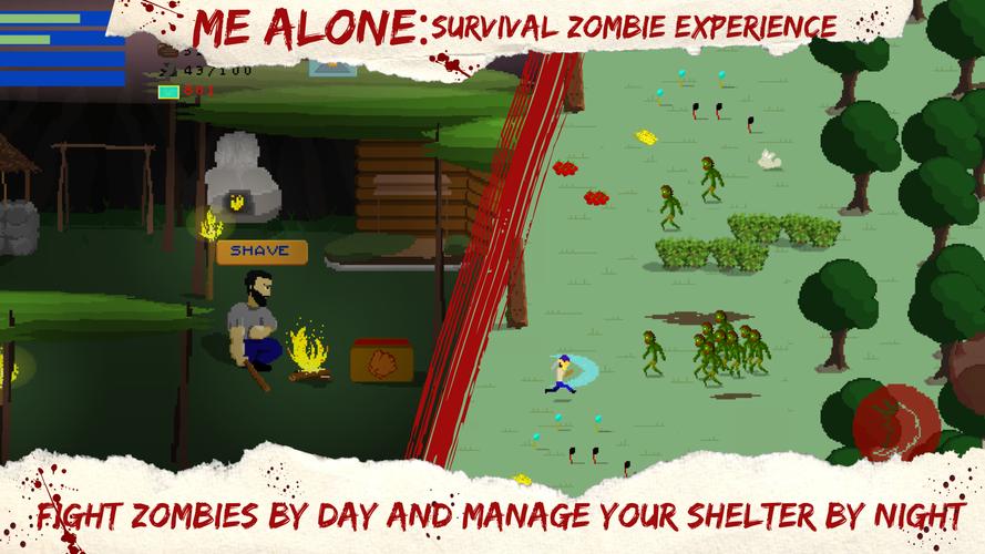 Me Alone: Survival Zombie Expe Ekran Görüntüsü 0