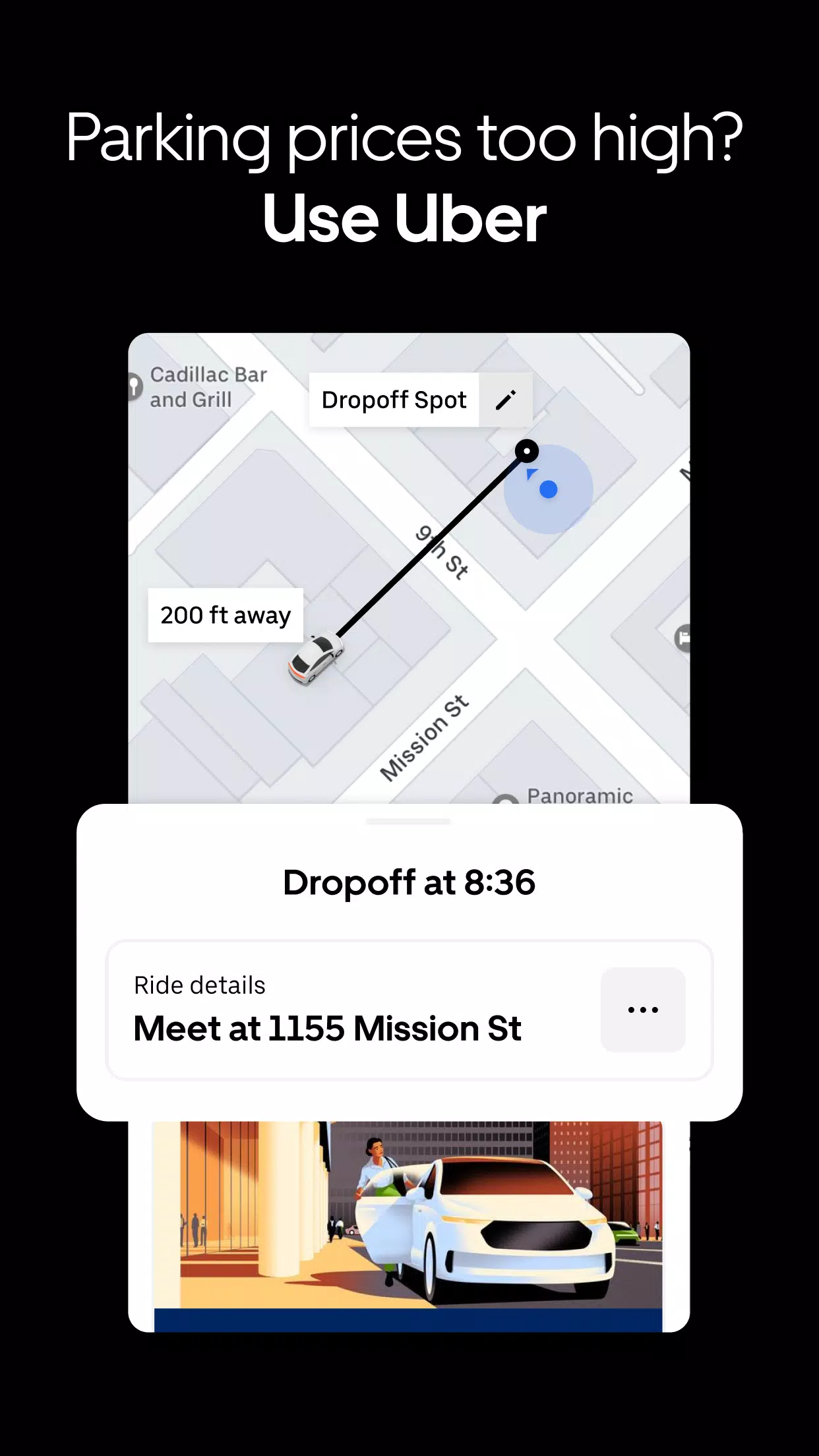 Uber - Request a ride Screenshot 2