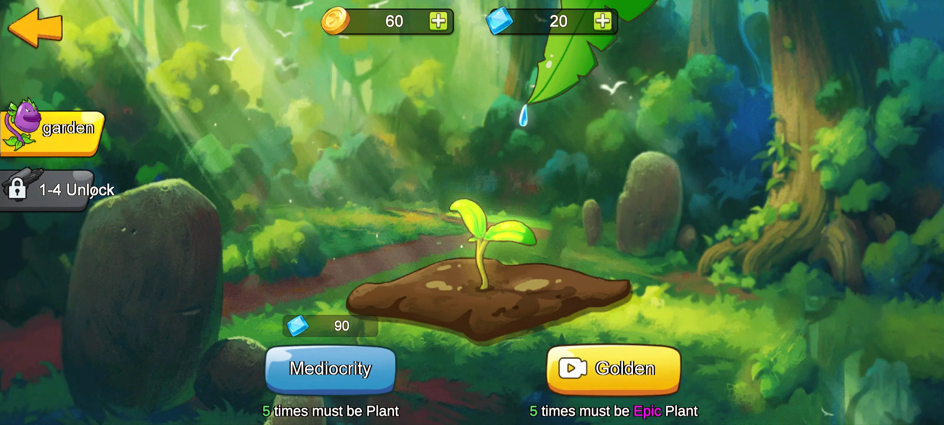 Schermata Merge Plants – Defense Zombies 1