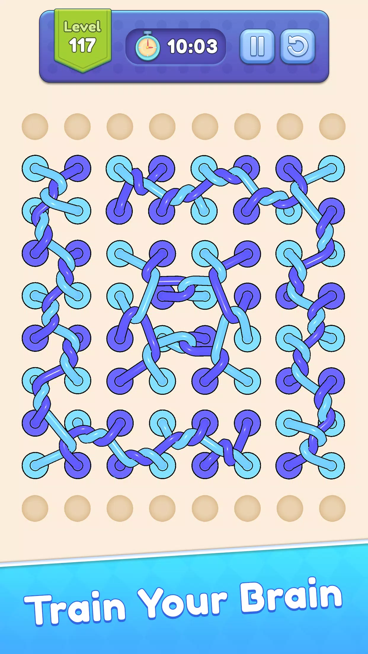 Tangle Out: Rope Puzzle ภาพหน้าจอ 2