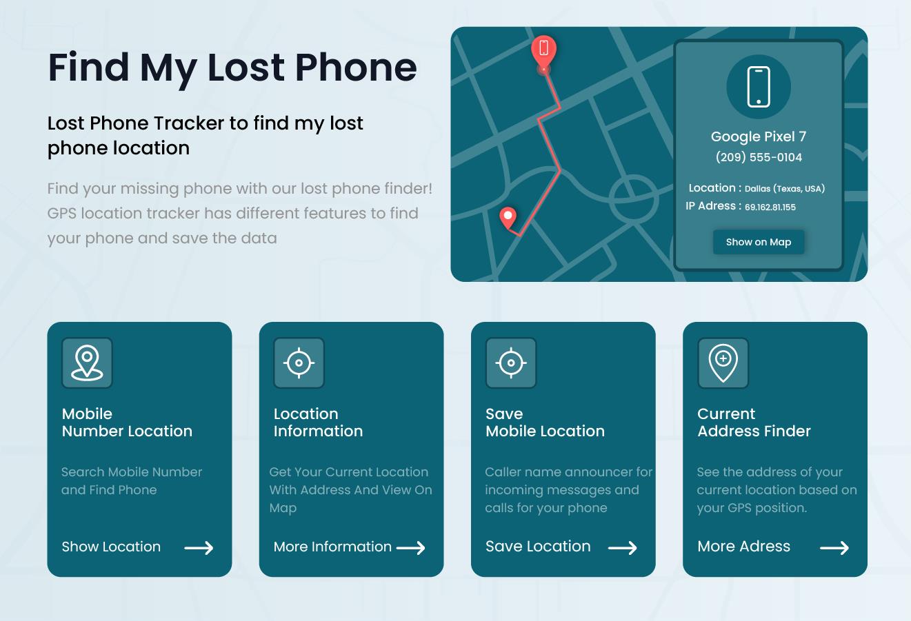 Find Lost Phone 스크린샷 0