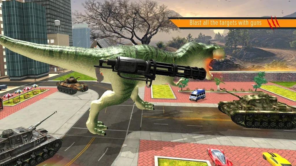 Dinosaur Battle Simulator Ảnh chụp màn hình 2