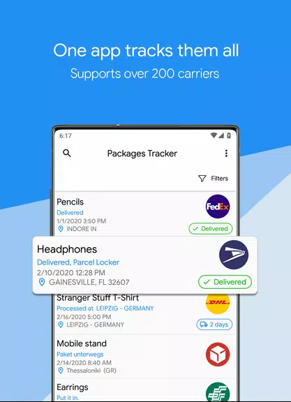 Packages Tracker Ảnh chụp màn hình 0