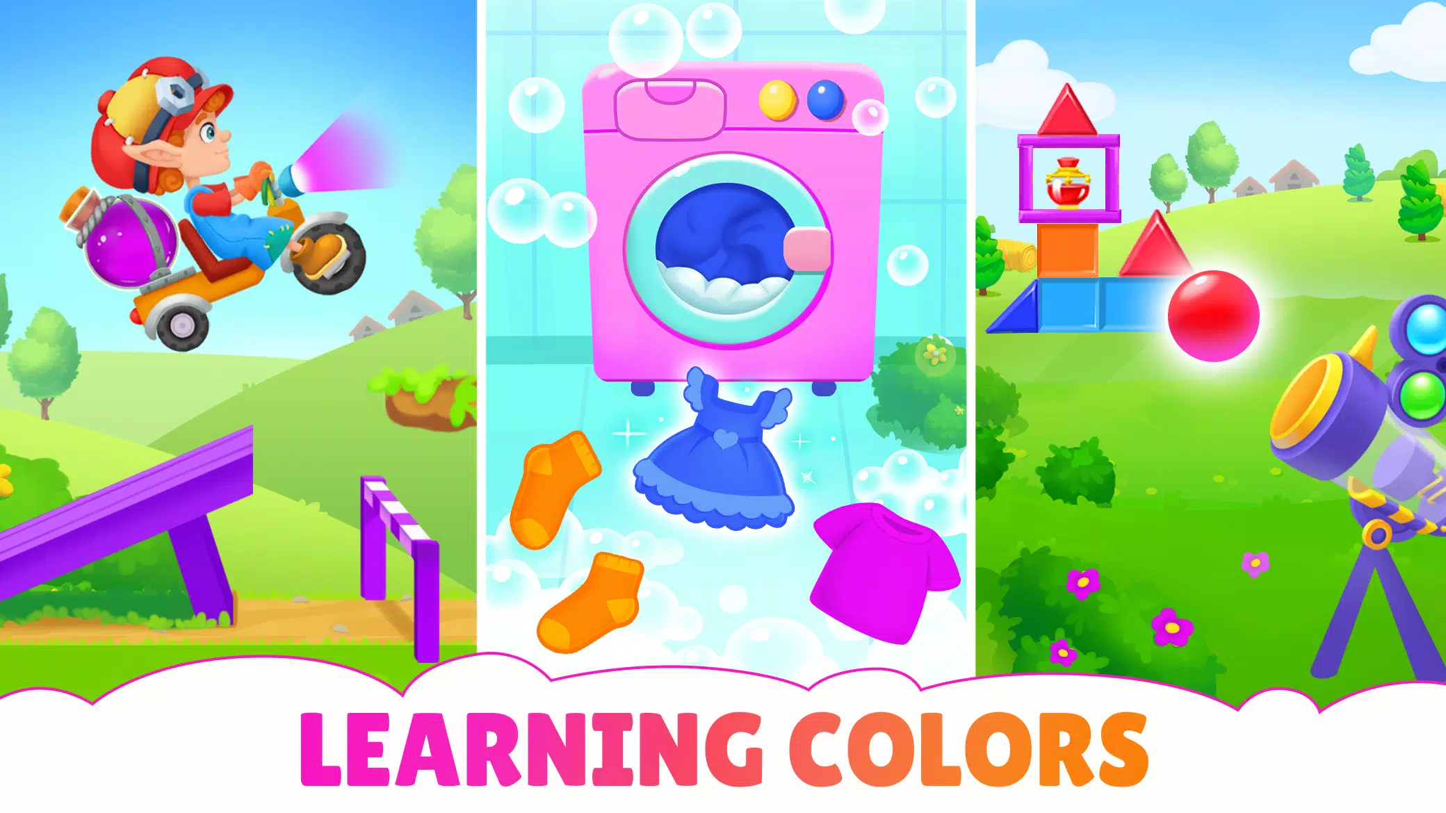 Learn colors Learning for kids ภาพหน้าจอ 1