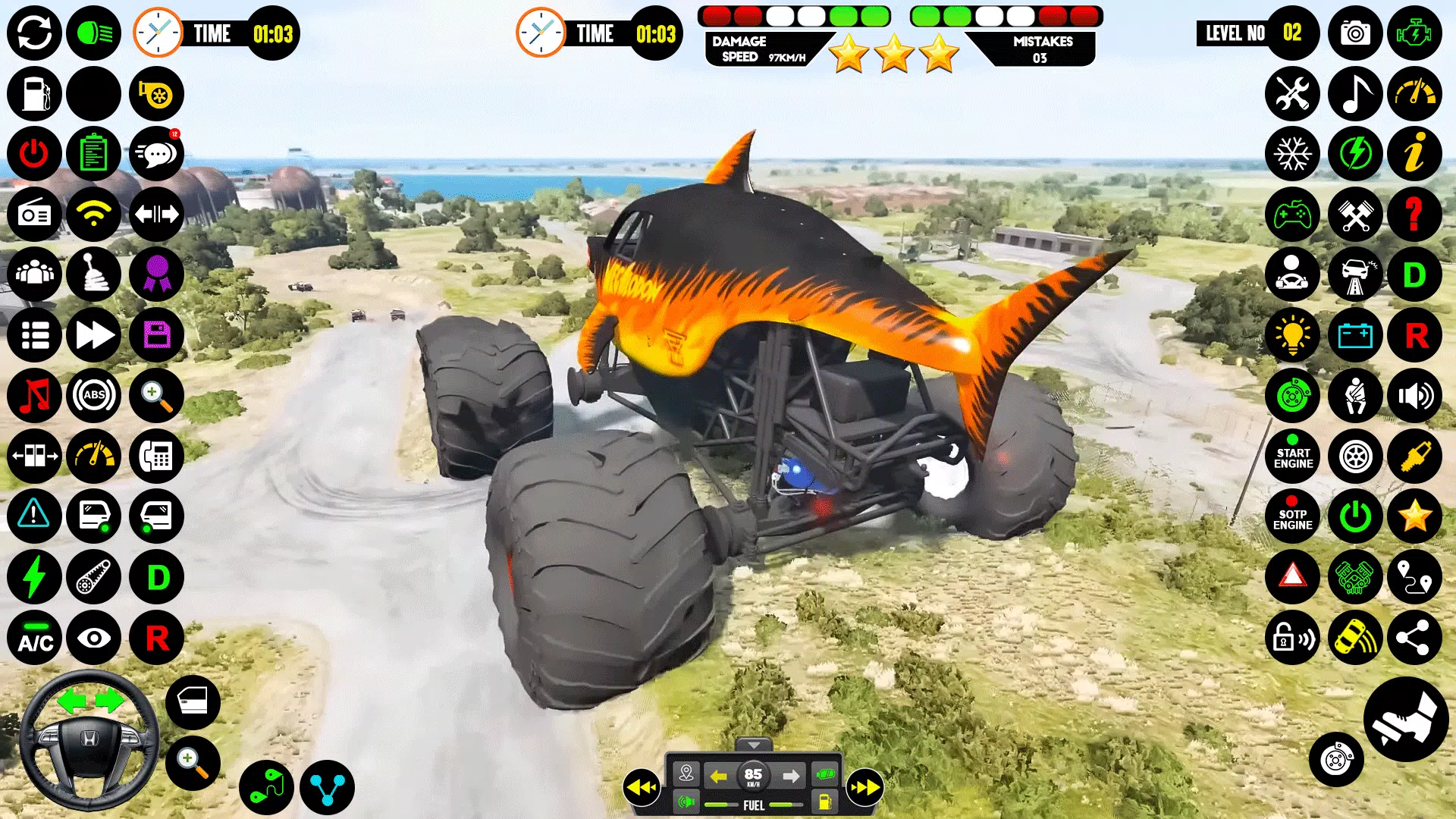 Monster Truck Racing: Truck 3D স্ক্রিনশট 2